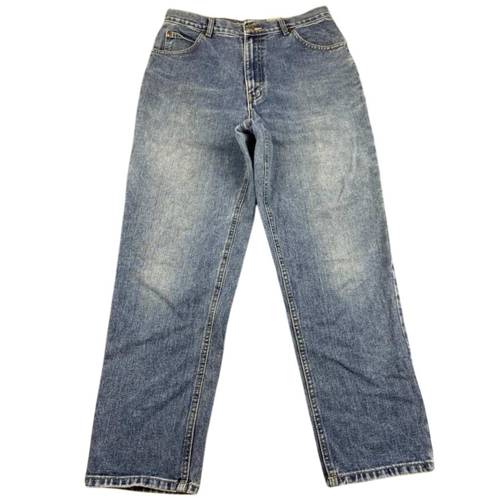 Vintage St John's Bay Jeans Women 10 Blue Relaxed Fit Denim 100% Cotton Workwear